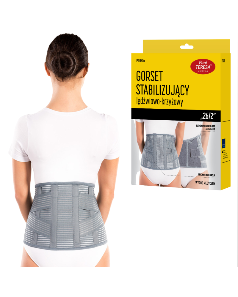 Gorset stabilizujący lędźwiowo-krzyżowy „26/2”