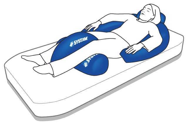SYSTAM Poduszka pod głowę do poduszki półksiężyc - Removable back cushion for half-moon cushion