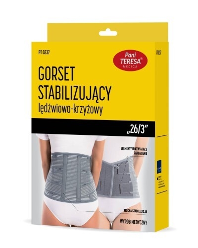 Gorset stabilizujący lędźwiowo-krzyżowy „26/3”
